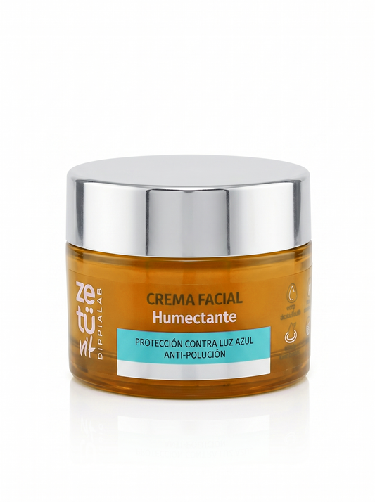 Frasco de Crema facial humectante Zetüvit